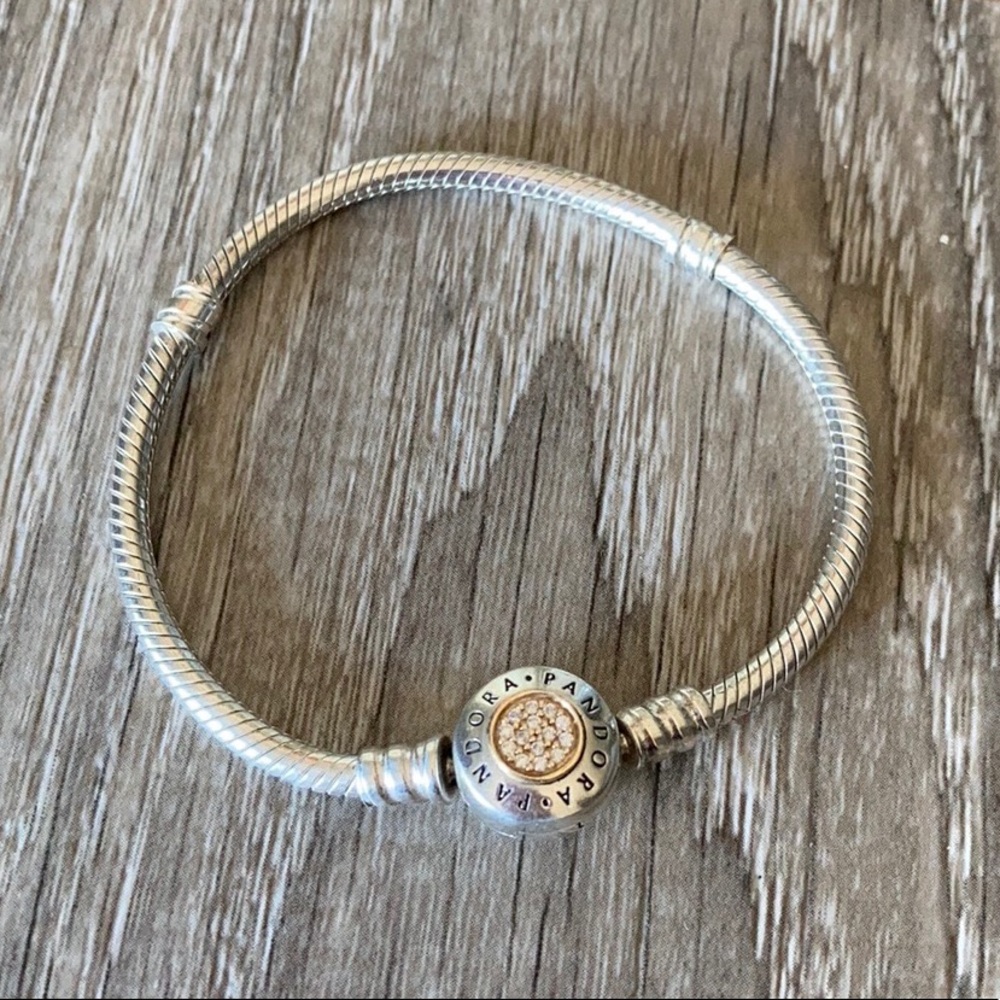 SOLD Pandora Signature Clasp Bracelet